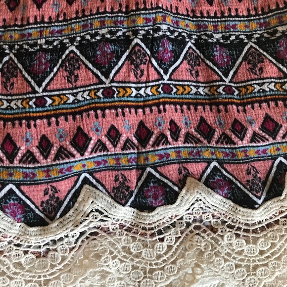 Tribal Print Pattern Short Dress / Beach Cover-up - Picture 2 of 6
